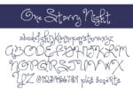 Starry-Night Font