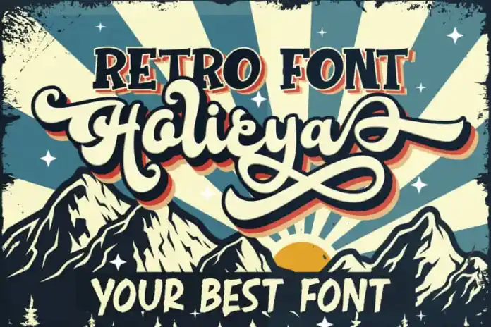 Holicya - Funky Retro Script Font