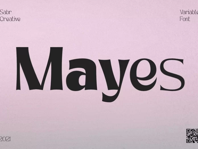 Mayes Variable Family 6+1 Styles Font