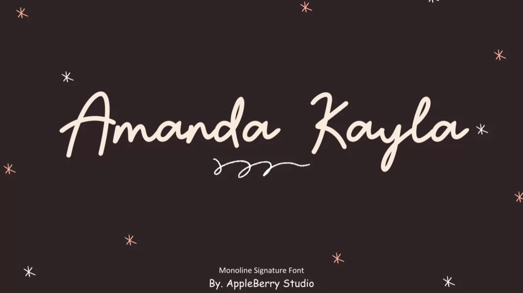 Amanda Kayla Font