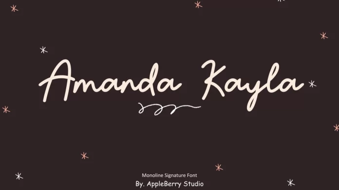 Amanda Kayla Font