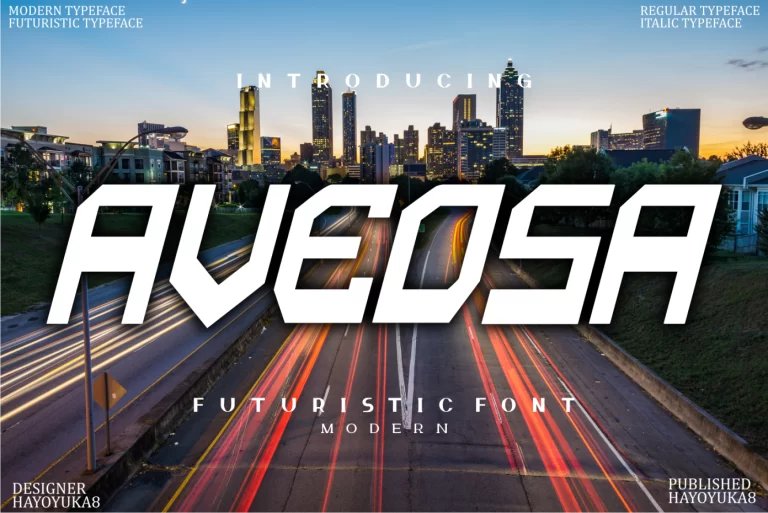 Aveosa Display Font