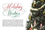 Christmas Melody Calligraphy Font