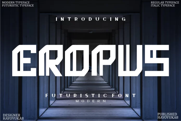 Eropus Display Font