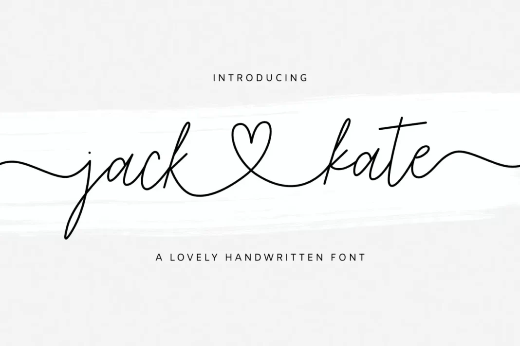 Jack and Kate Font