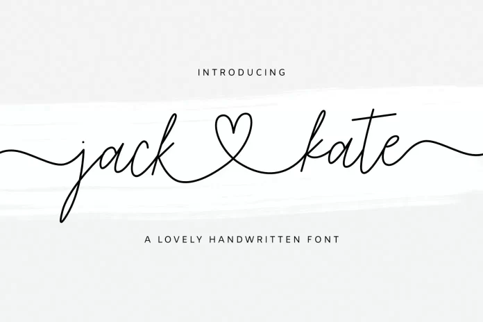 Jack and Kate Font