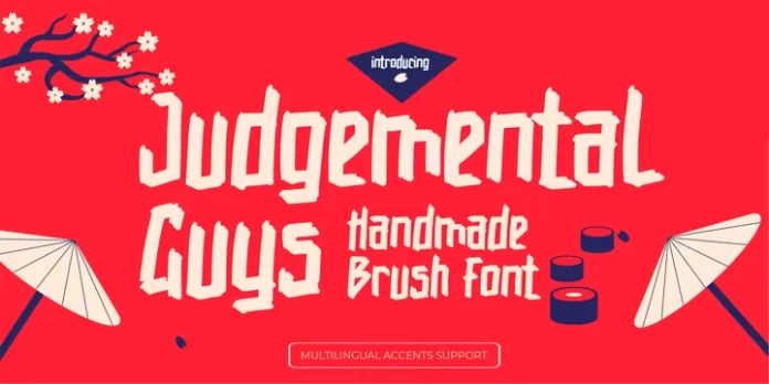 Judgemental Guys Font
