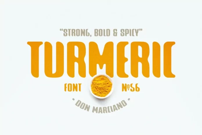 Turmeric Spicy Font
