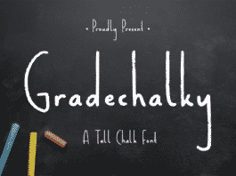 Gradechalky Font