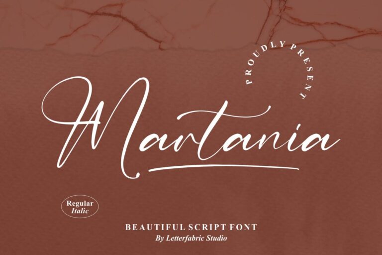 Martania – Beautiful Script Font