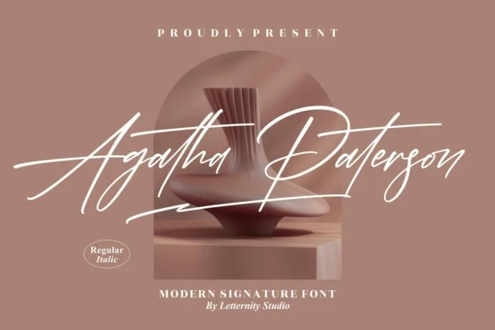 Agatha Paterson – Modern Signature Font