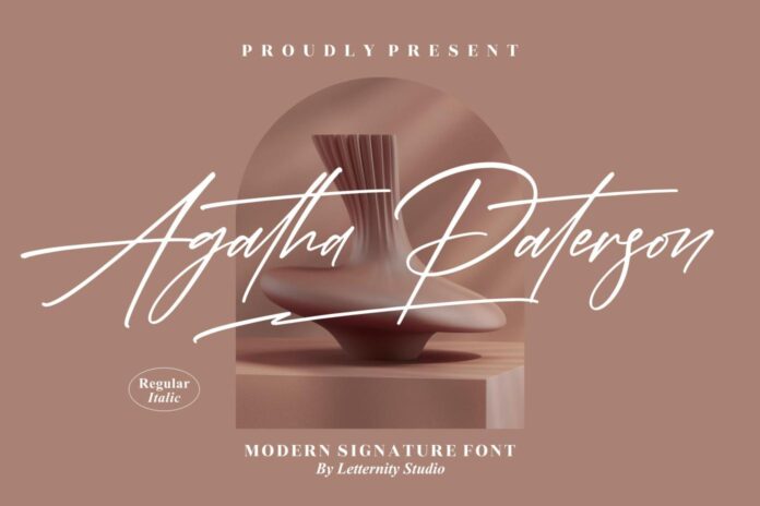 Agatha Paterson – Modern Signature Font