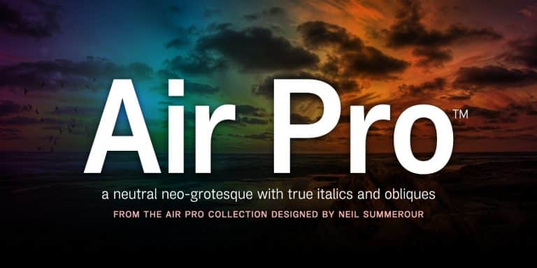 Positype AirPro XCondensed Font