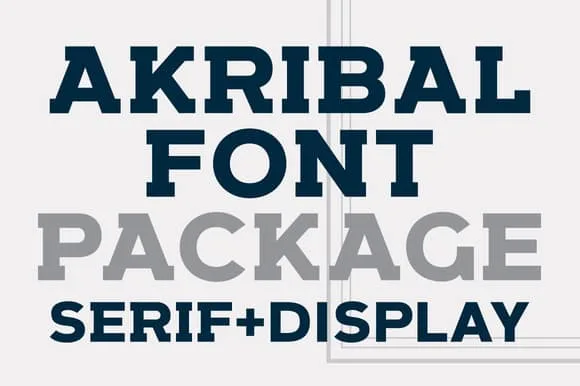 Akribal Font