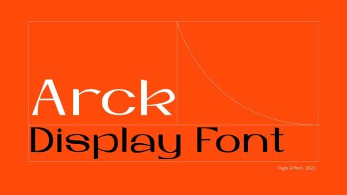 Arck Display Font