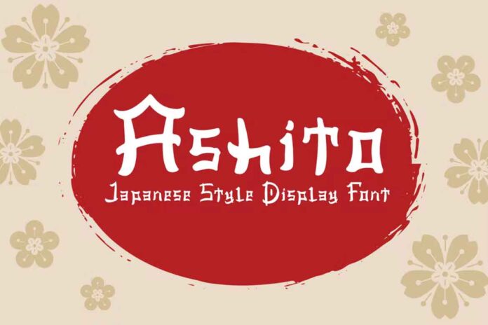 Ashito - Japanese Style Font