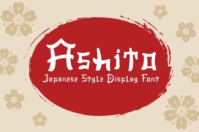 Ashito - Japanese Style Font