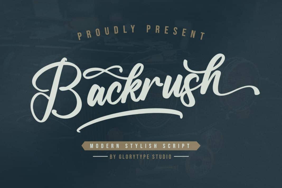 Backrush Script Font