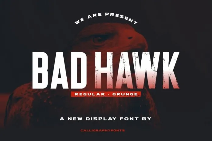 Bad Hawk Font