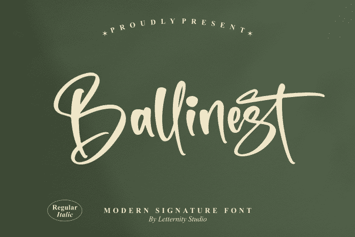 Ballinest Script Font