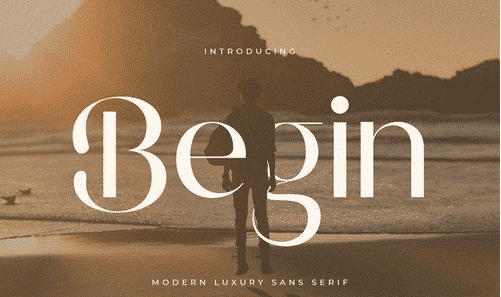Begin Font