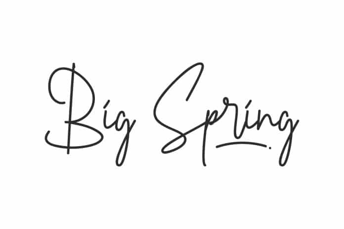 Big Spring Font