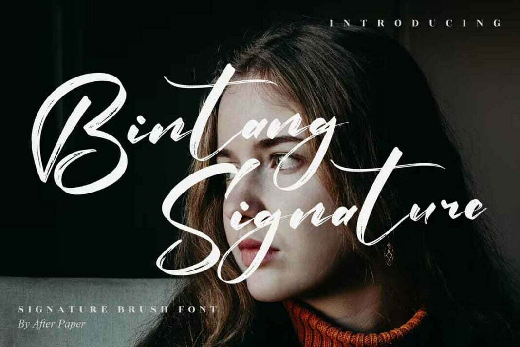 Bintang Signature Font