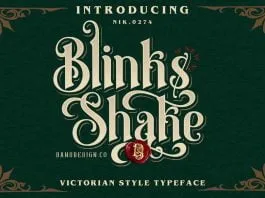 Blinks Shake Font