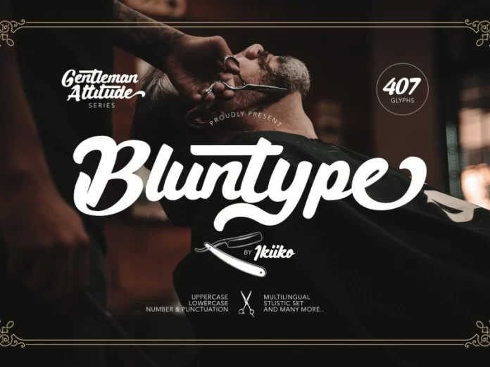 Bluntype Font