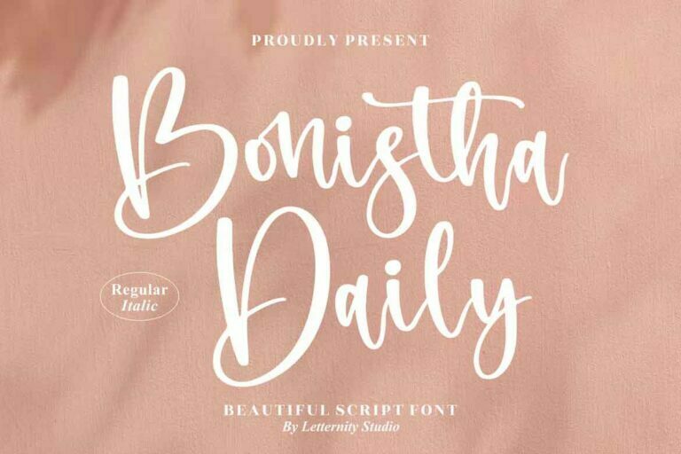 Bonistha Daily Font