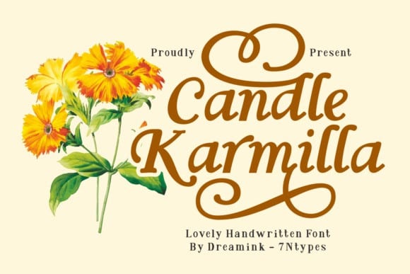 Candle Karmilla Font