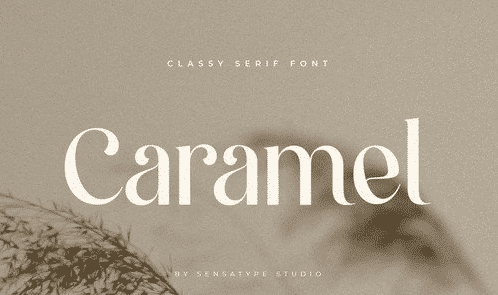 Caramel - Classy serif Font
