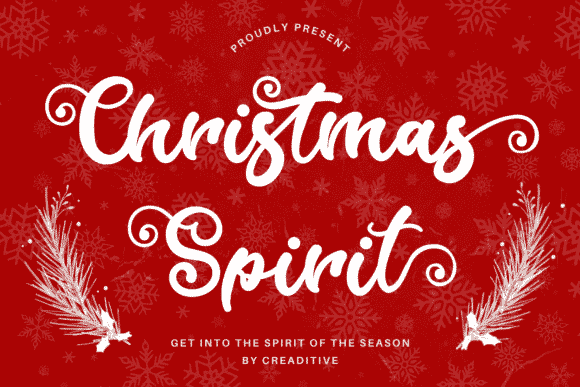 Christmas Spirit Font