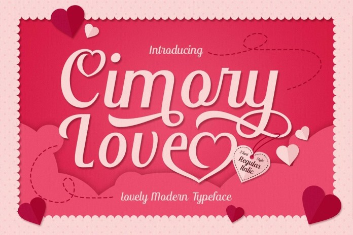Cimory Love Typeface Font