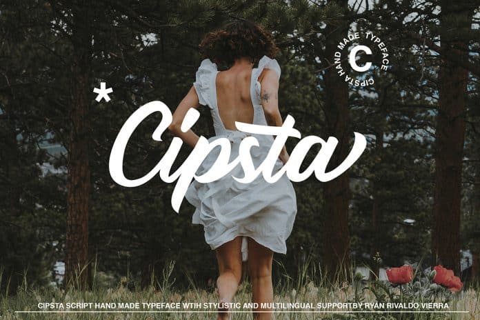 Cipsta - Modern Handmade Script Typeface