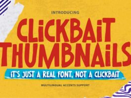 Clickbait Thumbnails Font