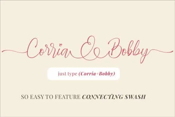 Corria Bobby Font