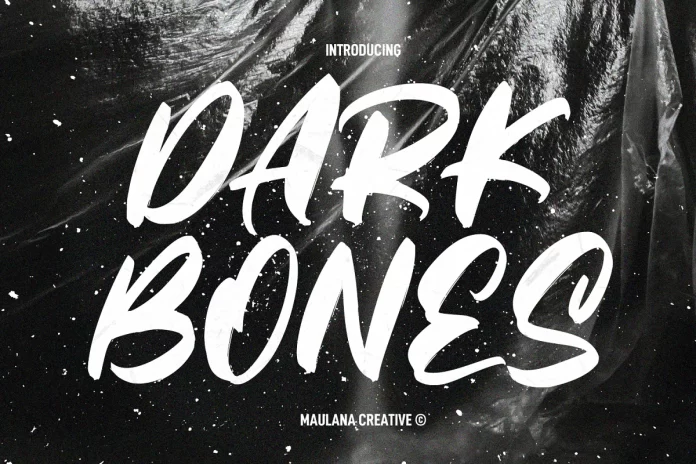 Darkbones Handwritten Display Font