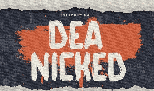 Deanicked - Unique All Caps Display Font