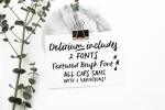 Delirium - A Brush Font