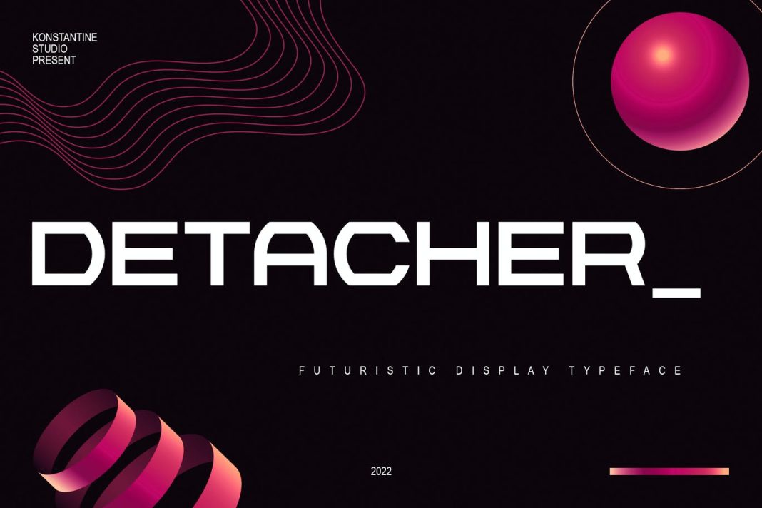 Detacher Font