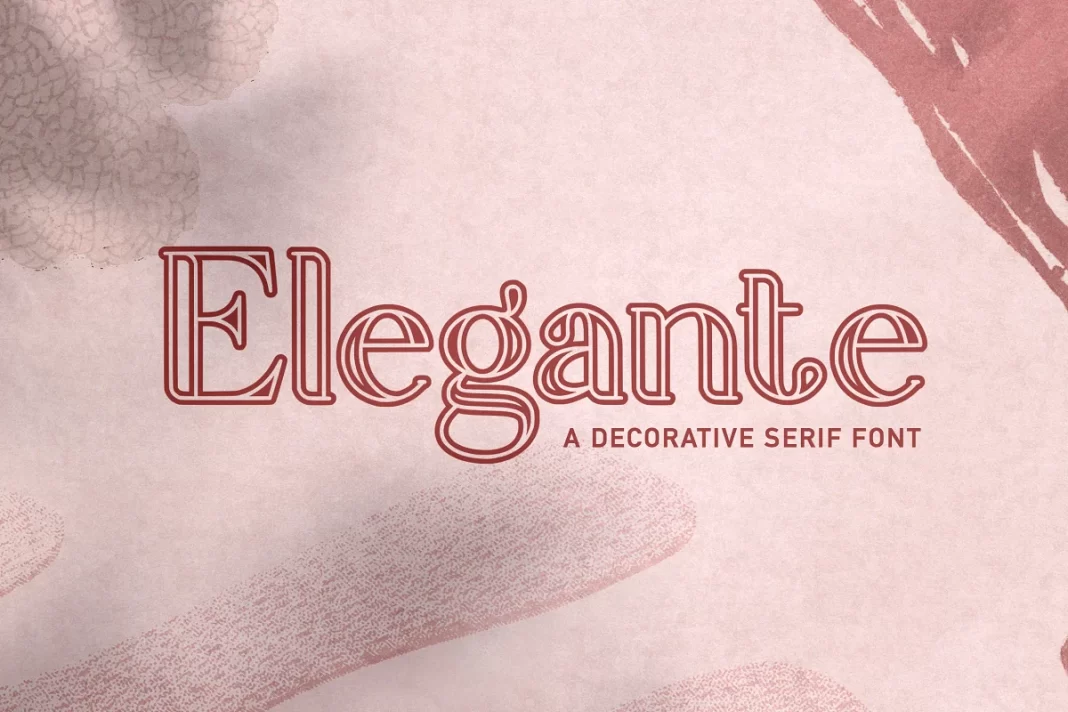 Elegante - Decorative Serif Font