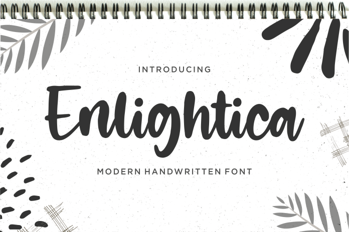 Enlightica Script Font