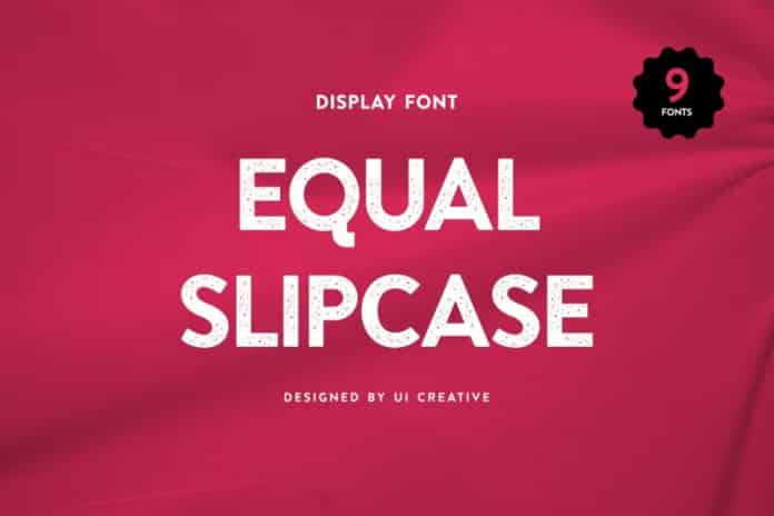 Equal Slipcase Sans Serif Font Family