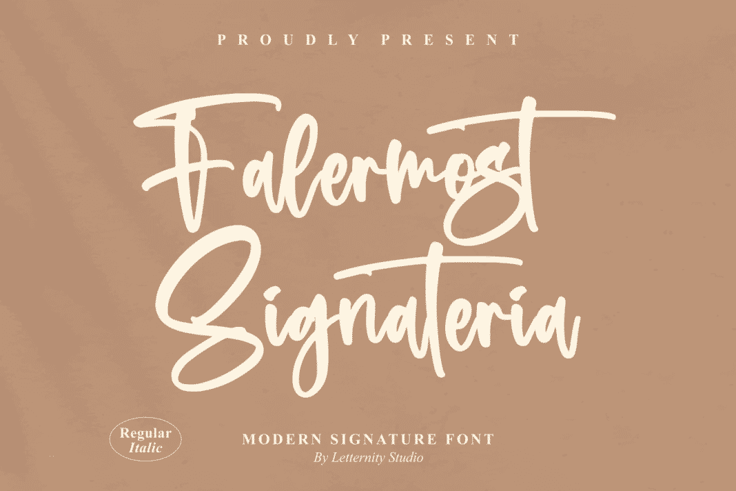 Falermost Signateria Font