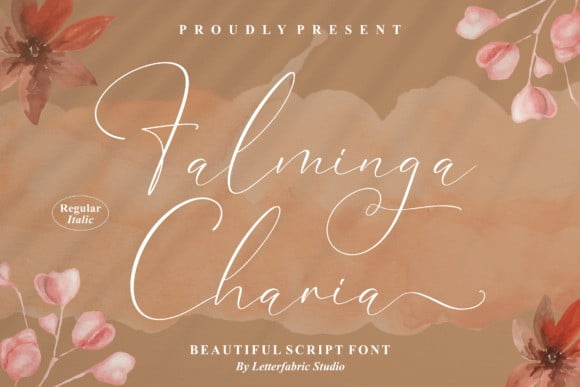 Falminga Charia Beautiful Script Font