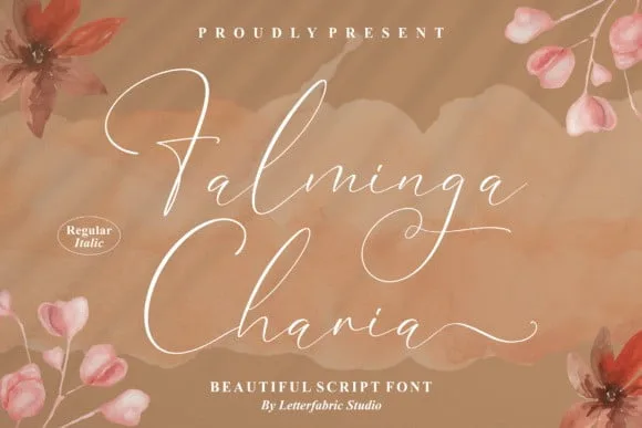 Falminga Charia Beautiful Script Font