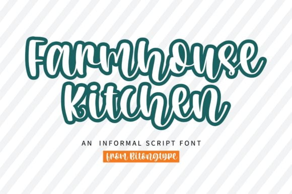 Farmhouse Kitchen Font