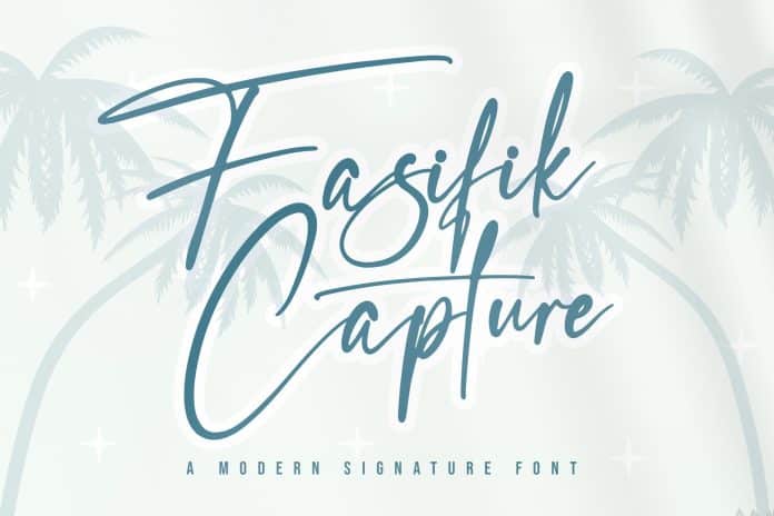 Fasifik Capture Script Font