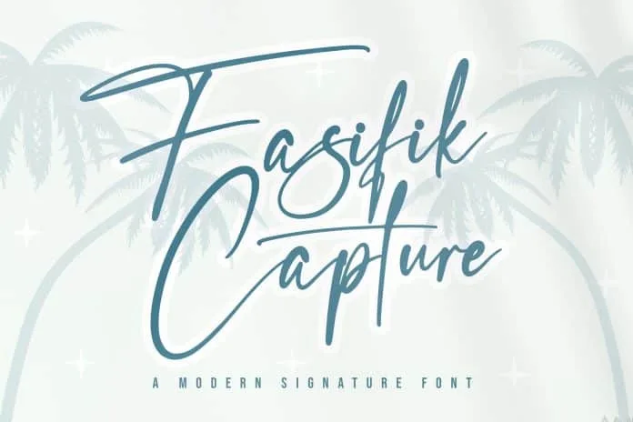 Fasifik Capture Script Font